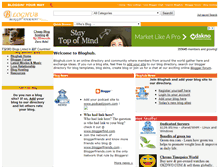 Tablet Screenshot of bloghub.com